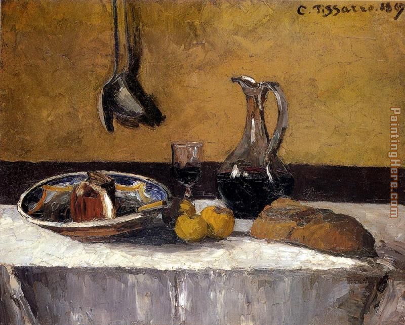 Still Life painting - Camille Pissarro Still Life art painting
